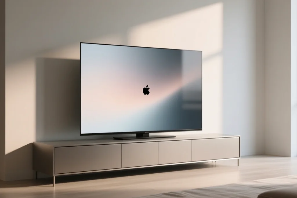 tela inicial de um aparelho de streaming com menus organizados