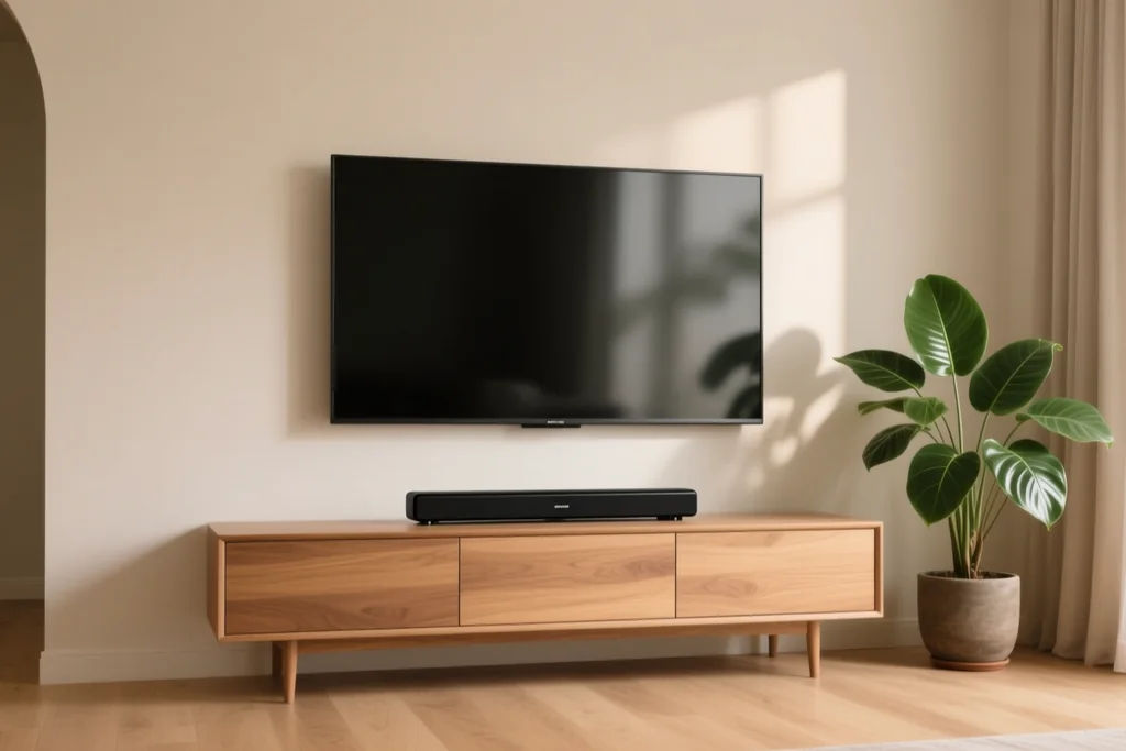 tela de configurações com qualidade 4K HDR e perfis individuais