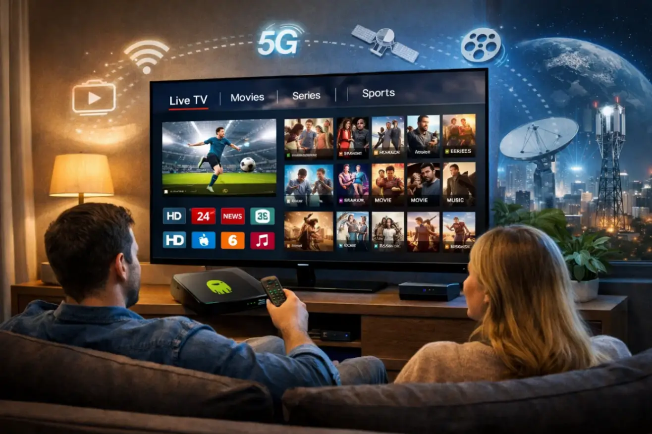 Aplicativos IPTV Android TV tendência de streaming 2026